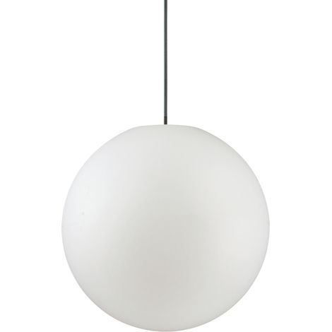 Sospensione Moderna Sole Alluminio Bianco 1 Luce E27 D40Cm (1/3)