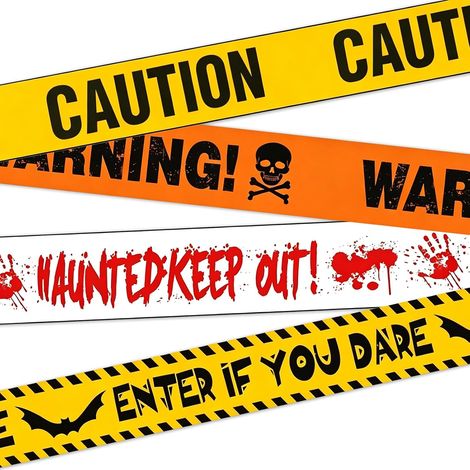 Stück Halloween-Warnband, Banner, Schilderband (1/5)