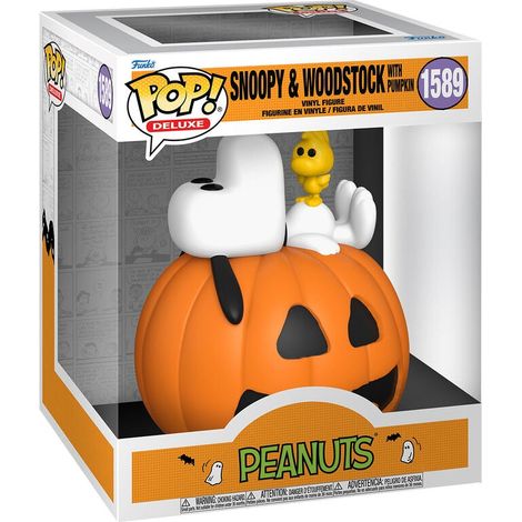 Set di figure di zucca di Snoopy e Woodstock per decorazioni di Halloween