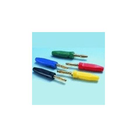 Banane mâle aérien 4mm Biconexion VERT