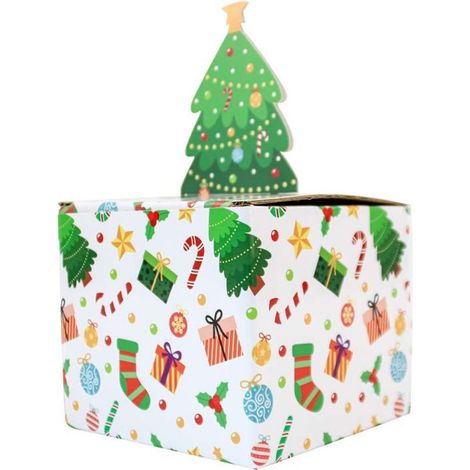 Boîte À Bonbons - Boîte Surprise De Noël En Carton Ondule - Pour Bonbons Chocolats Et Petits Cadeaux - 12 Pièces (1/4)