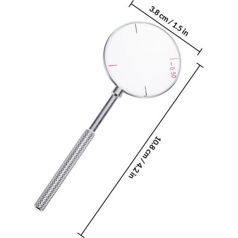 Lot de 2 lentilles cylindriques optiques portables (1/5)