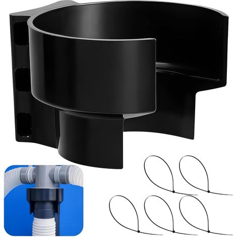 Général - Adaptateur de vidange de piscine robuste - Support de montage pour tuyau de connexion stable (1/5)