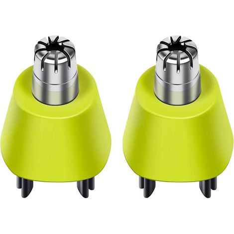 Packung mit 2 Ersatzköpfen für Philips One-Blade Nasenhaartrimmer QP2520/90, QP6510/70, QP6530/70, QP652070 (1/5)