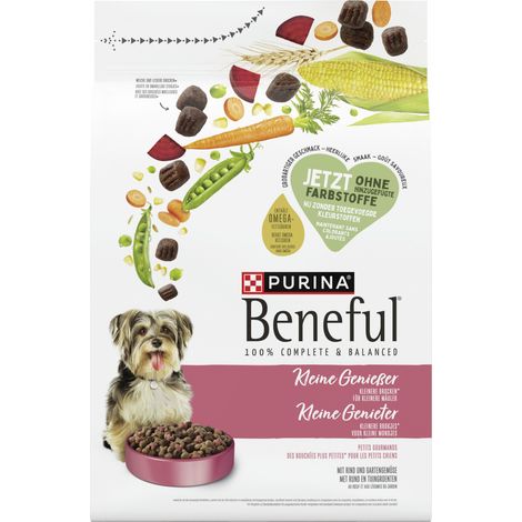 Purina Beneful Hundetrockenfutter Adult Mini 2,8 kg Rind & Gemüse