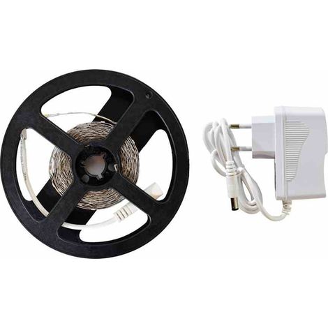 Kit striscia LED 3m 3000K bianco caldo con alimentatore Eko-Light