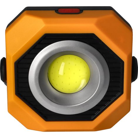 Jandei - Lámpara de trabajo LED COB solar portable 500 lm con USB