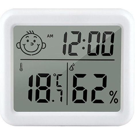 Thermomètre numérique Grand écran, Affichage LCD, thermohygromètre, température et humidité, Station météo,-10℃-60℃ (1/5)