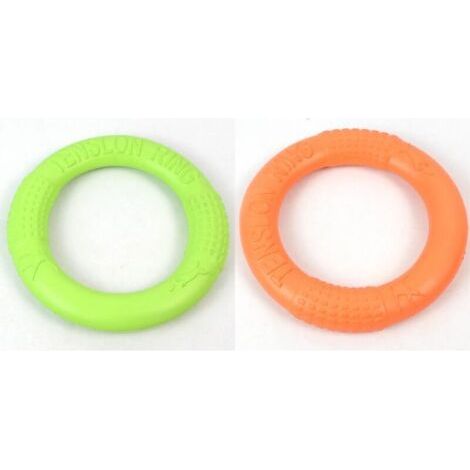 2 anneaux d'entraînement pour chiens pour les outils de remorquage flottants et les outils de jeu interactifs Frisbee pour la condition physique extérieure, Eva flottant PET anneaux d'entraînement int (1/4)