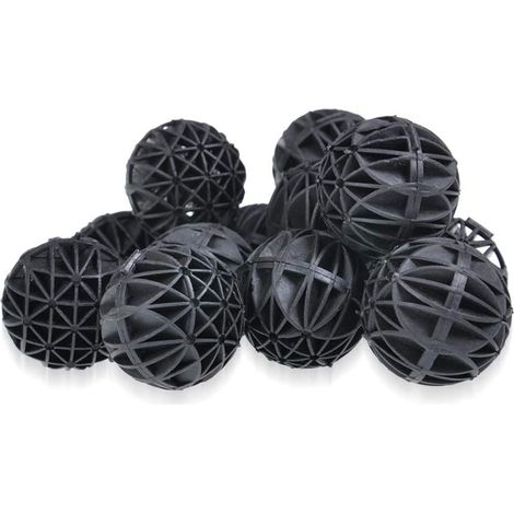 Lot de 80 boules filtrantes pour aquarium 46 mm (1/5)