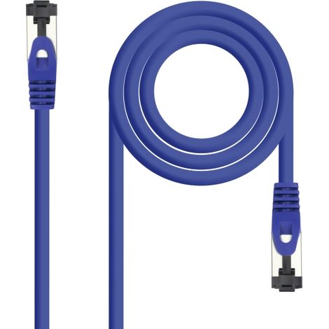 CABLE RED CAT.8.1 2GHZ LSZH SSTP AWG26 AZUL 1 M