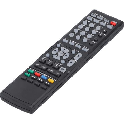 Télécommande universelle RC020SR à gros boutons pour home cinéma et TV, remplacement ABS noir (1/5)