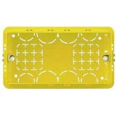 Trade Shop - Scatola Cassetta Di Derivazione Combinata Da Incasso Muro 4 Posti Fg10004 - (1/2)