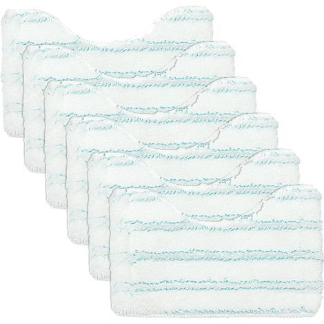 Lot de 6 housses de rechange en microfibre pour balai de salle de bain Leifheit Micro Duo Telescope, raclette de baignoire pour accessoires de rechange Leifheit, housse de serpillère, raclette de (1/5)