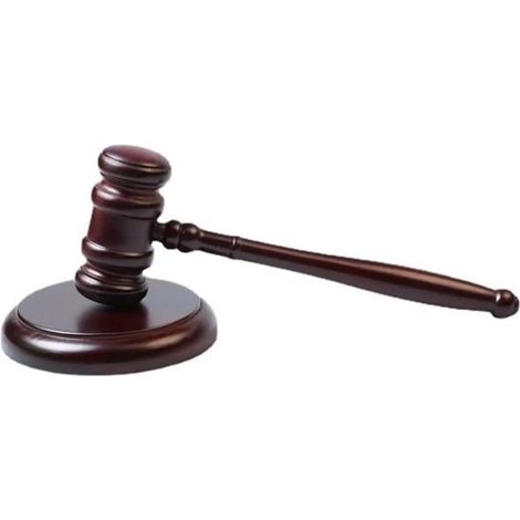 Marteau en bois – Bloc de frappe – Droit – Vente aux enchères et décoration – Artisanat (1/5)