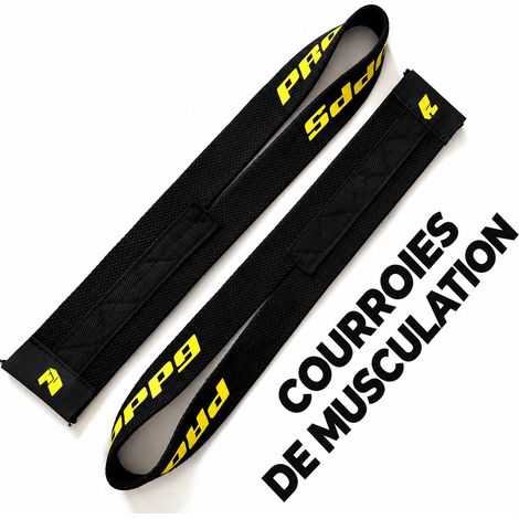 Sangles de tirage musculation version améliorée noir et or en paire doré 33 × 5 × 5 cm 50 g – Livraison gratuite