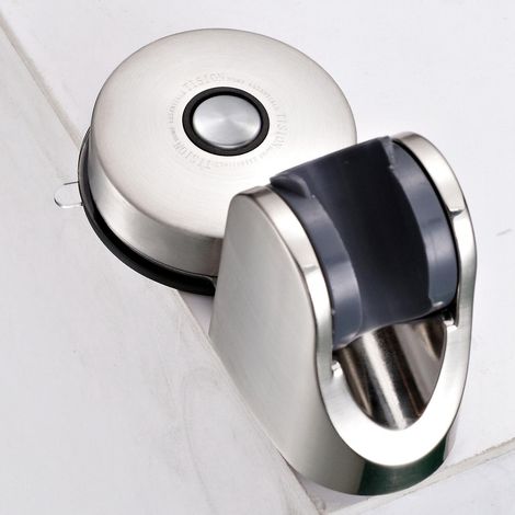 support Pommeau De Douche - Support De Douche Ventouse En Inox Sans Percage Mural Support Pommeau Douchette Rglable Pour Salle De Bain Ventouse (1/4)