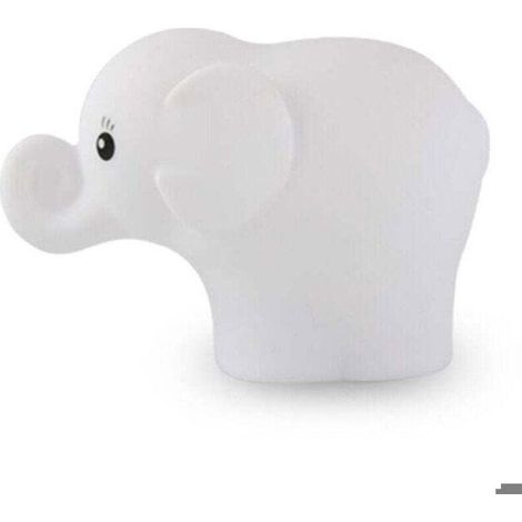 Veilleuse pour enfants en forme d'éléphant, veilleuse LED portable rechargeable, convenant aux enfants, filles, adultes et garçons. (1/4)