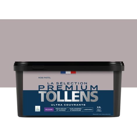 Tollens - Peinture intérieure couleurs - La Sélection Premium Velours - Ultra Couvrante - Rose Pastel 2,5 L - 30m²