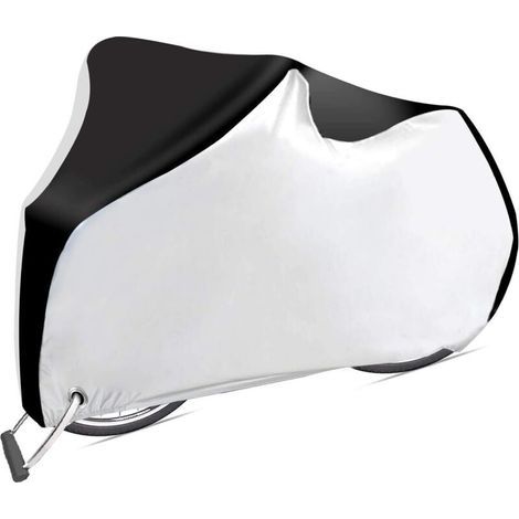 Housse de vélo, rangement étanche et anti-poussière, housse de protection solaire et UV, adaptée aux VTT et vélos de route (1/4)