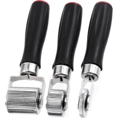 Lot de 3 rouleaux insonorisants pour voiture, 6 mm, 20 mm, 40 mm,  rouleau d'application de roue, rouleau de couture, kit d'isolation acoustique en métal avec (1/5)