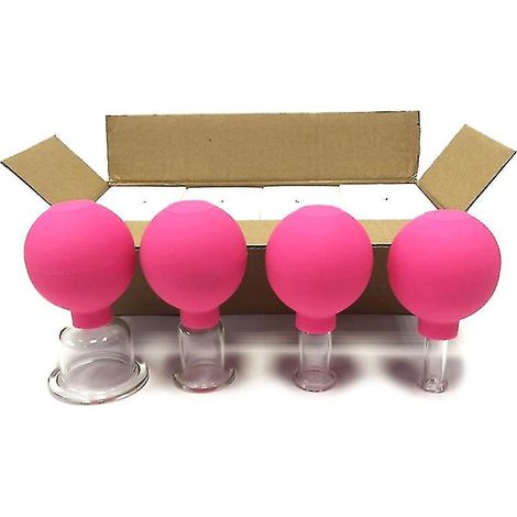 Set mit Gesichtsmassage-Saugnäpfen, Vakuum-Saugnäpfen, Glas-Massage-Saugnäpfen für den Heimgebrauch. (1/5)