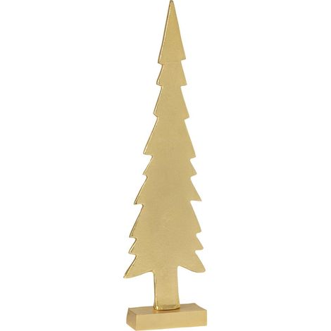 Sapin de Noël en Métal "Gold" 51cm Doré (1/2)