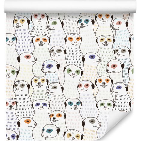 Papel pintado decorativo con estampado de estilo escandinavo, 50x1000 cm. (1/5)