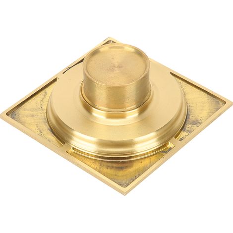 Desagüe de piso para baño de alta eficiencia, fabricado en cobre cromado con filtro antiolor e antiinsectos. (1/5)