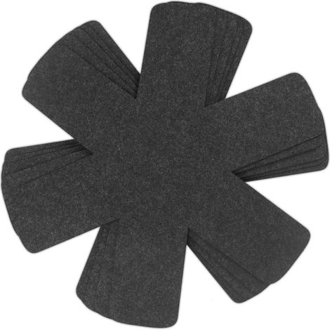 Protège-casseroles empilables - YeeStone Lot de 5 protège-casseroles en feutre, 38 cm - pour poêles, casseroles et bols