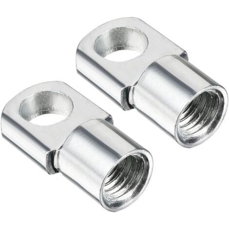 Embout de ressort à gaz M8 filetage intérieur 8 mm diamètre du trou acier A3 argent 2 pièces (1/5)