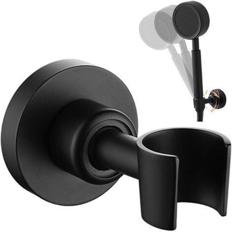 Support de pommeau de douche mural, support de pommeau de douche à 360°, support de pommeau de douche à main pour salle de bain (1/5)