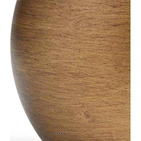 Joli pot rétro forme boule doré en matières synthétiques H 50 D 62 cm Doré - dimhaut: H 50 cm - couleur: Doré