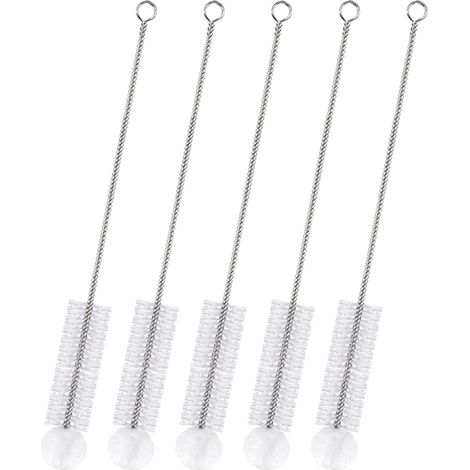 Spazzola per pulizia bottiglie d'acqua - Spazzola per pulizia tazze e bottiglie d'acqua - Spazzola per lavastoviglie e lavatazze - Prodotti per la pulizia di utensili da cucina, bollitori, lavelli e a (1/5)
