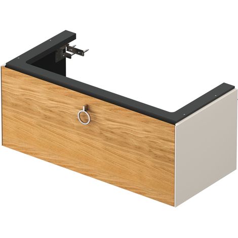 Duravit White Tulip, meuble sous-lavabo suspendu, largeur 984 x