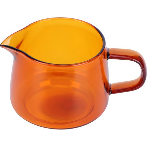 300 ml Kaffeebecher aus bernsteinfarbenem Borosilikatglas, gemeinsamer Becher für Getränke, Kaffeezubehör (1/5)