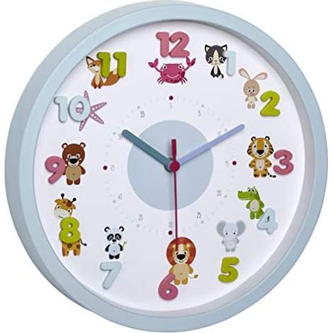 TFA-Dostmann 60.3051 Reloj de cuarzo Círculo Azul, Verde, Rosa (1/5)