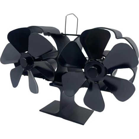 Ventilateur de poêle à bois, ventilateur de poêle alimenté par la chaleur, ventilateur de poêle non électrique, ventilateurs écologiques (1/5)