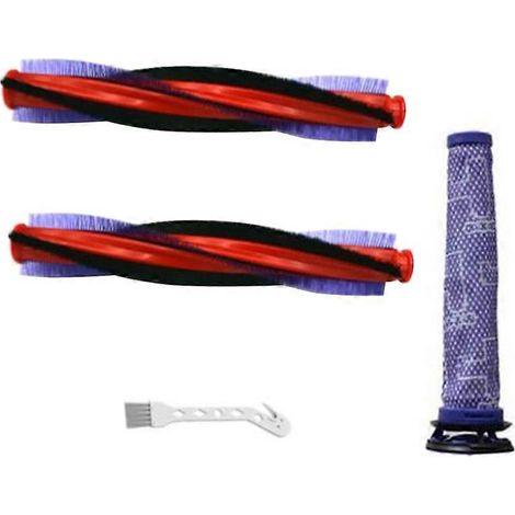 Brosse rotative de 22,5 cm avec filtre pour aspirateur DYSON V6 ANIMAL FLUFFY DC59 DC62 SV03 (brosse de nettoyage à rouleaux).