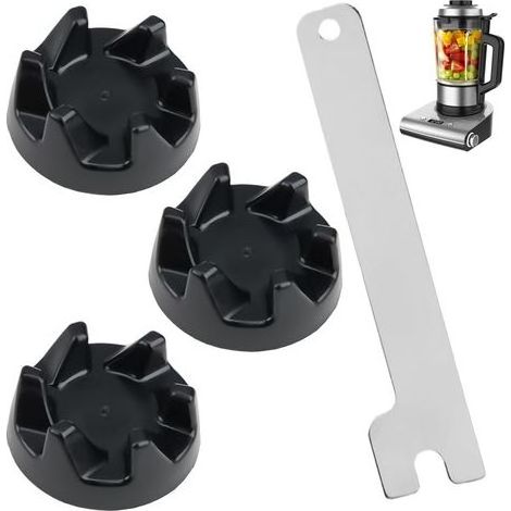 HOXILEELEO - Lot de 3 Pièces Coupleur 9704230 Compatible avec KSB5,Blender Engrenage avec Outil de Suppression, Engrenages pour Blender Kitchenaid,Pieces Détachées de Mélangeur (1/5)