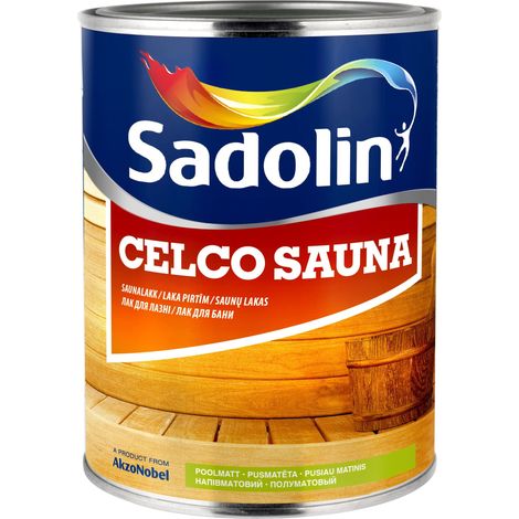 Vernice legno Sadolin celco sauna resistente calore umidità