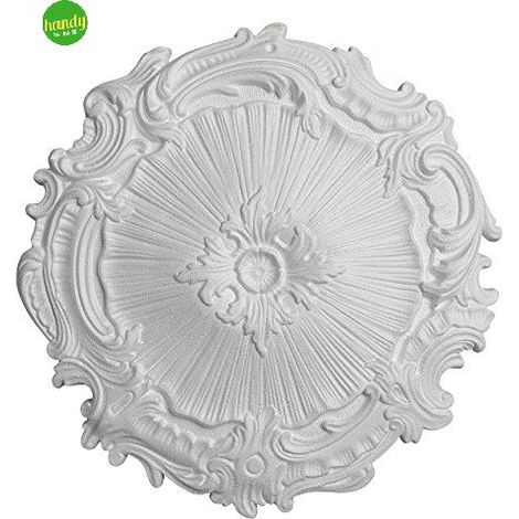 Rosone Decorativo in Polistirene D60 Eleonora DECOSA - Diametro 41 cm (1/8)