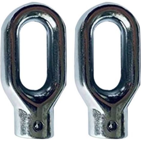 Crochet de manivelle d'auvent rétractable 2 pièces en Alliage d'aluminium pièces de Rechange 'auvent œil 'engrenage Minimaliste résistant aux intempéries pour engrenage à vis sans Fin 'e (1/5)