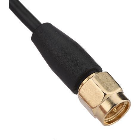 Antenne Voiture DAB+ FM avec Montage Vitre et Connecteur SMA pour Autoradio