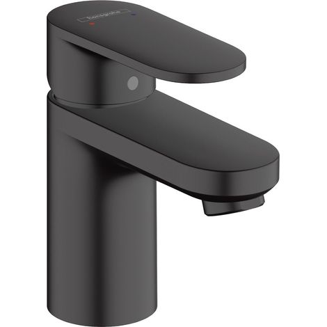 Hansgrohe Vernis Blend Bathroom Mini Mono Basin Mixer Tap Single Lever Black (1/6)