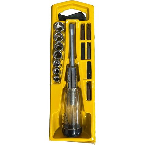 Cacciavite Portainserti Con Bussole 14 Pz Stanley 168801