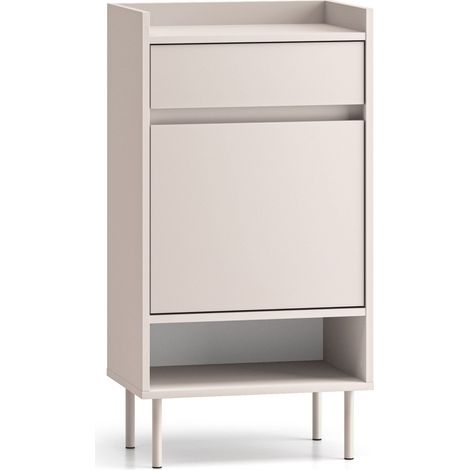 Selsey DIOCE – Scarpiera con vani e cassetto, greige, 50 cm (1/5)