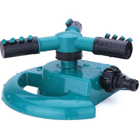 360°-Drehregner – Automatischer 3-Arm-Regner für Rasen, Garten, Pflanzen, Gemüse und Blumen – 1 Stück (1/5)