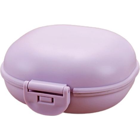 Boîte à savon pour salle de bain Porte-savon Rangement pour douche Petit porte-savon carré étanche et portable Idéal pour la maison, les voyages, la randonnée et l'école (1/5)