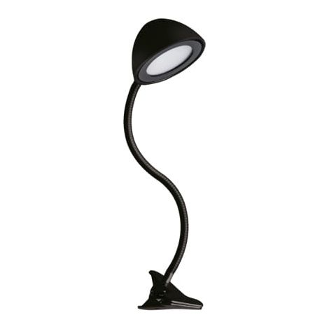 Lampe de lecture à pince LED Roni Clip Ideus 02877 4W Noire